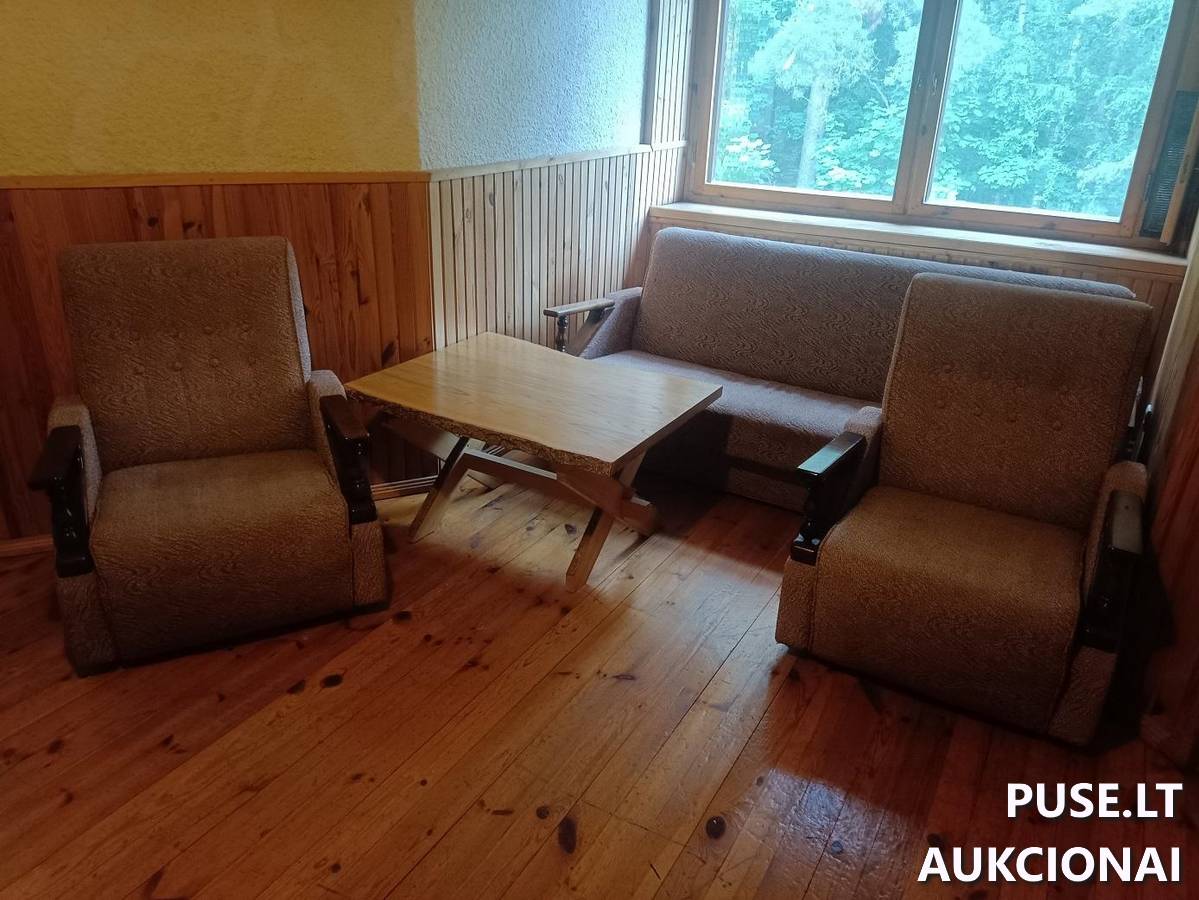 Baldų komplektas: sofa lova Inv. Nr. 02-19030254 Kitas turtas 3