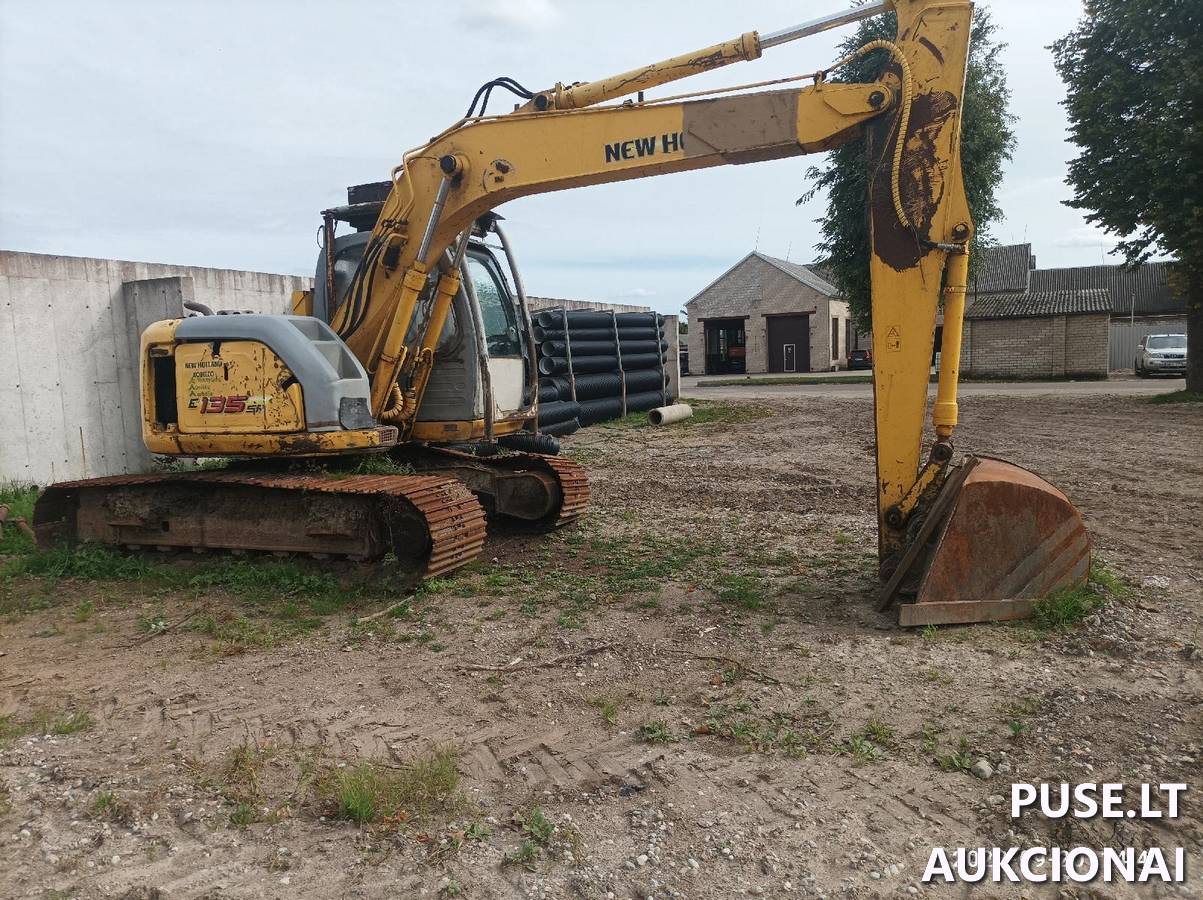 Vikšrinis ekskavatorius New  Holland E135SR Inv. Nr. 32-26006625 Nenurodyta 2