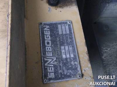 Ratinis ekskavatorius Zeppelin ZM12 aukcione 4390 EUR - sugedęs, apžiūra Ignacavos k.