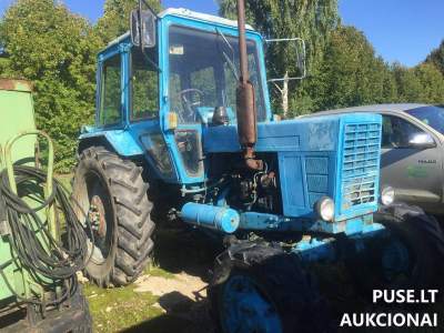 Traktoriaus MTZ-82 aukcionas Šiaulių rajone nuo 1520 EUR