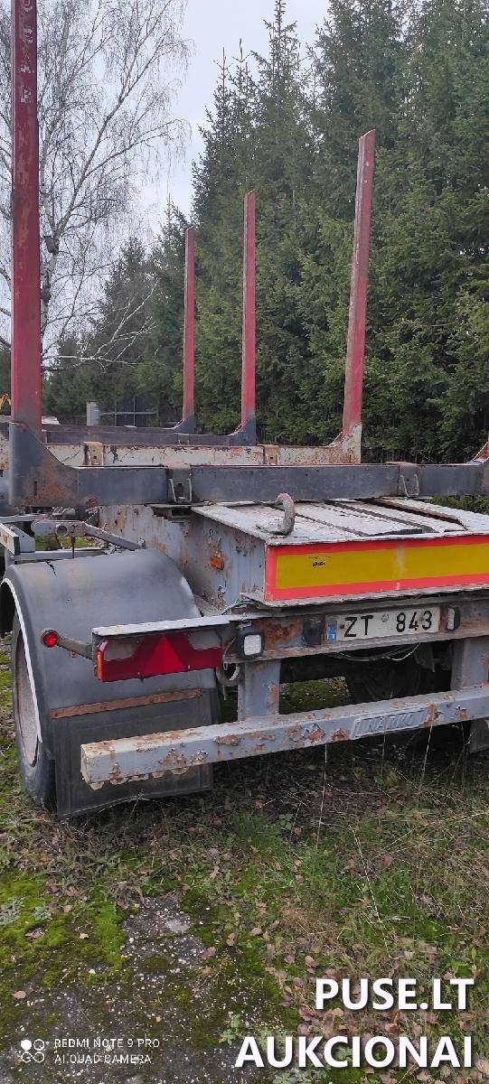 Priekaba miškovežinė NARKO D2MS11T11  Inv. Nr. 33-124119 Priekaba arba puspriekabė nuo 3,5t. iki 10t. 2