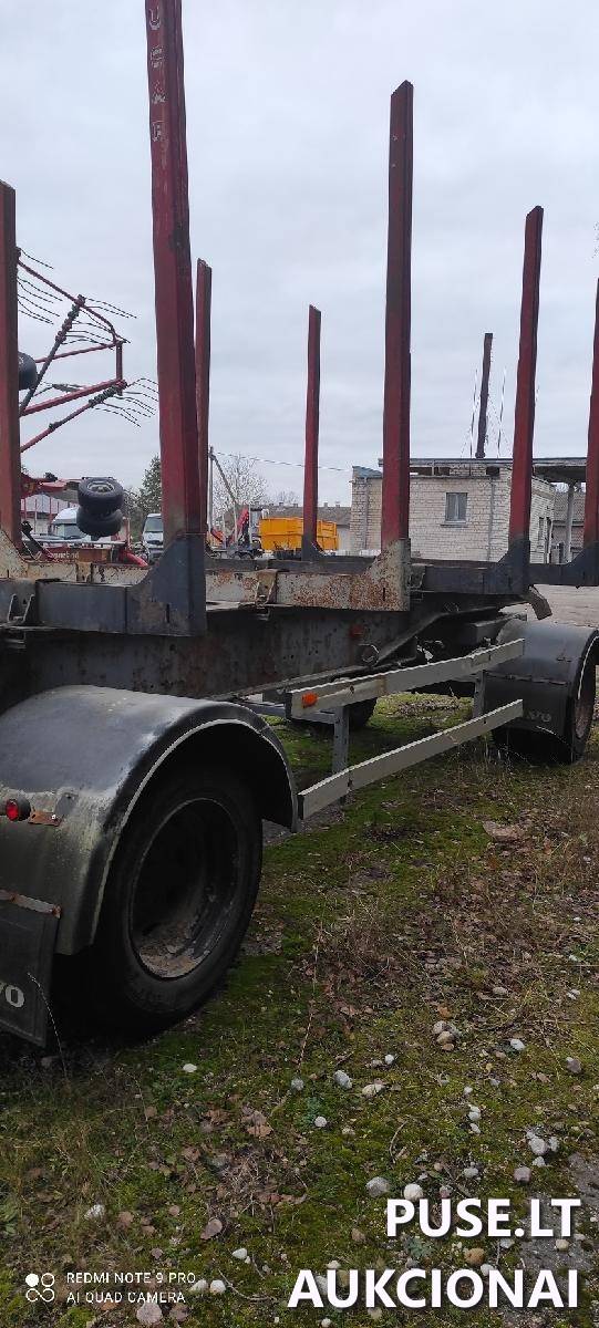 Priekaba miškovežinė NARKO D2MS11T11  Inv. Nr. 33-124119 Priekaba arba puspriekabė nuo 3,5t. iki 10t. 3