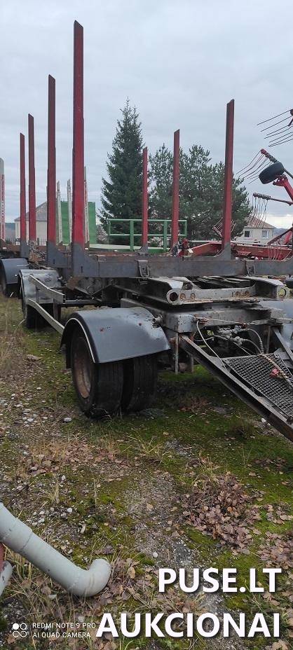 Priekaba miškovežinė NARKO D2MS11T11  Inv. Nr. 33-124119 Priekaba arba puspriekabė nuo 3,5t. iki 10t. 4