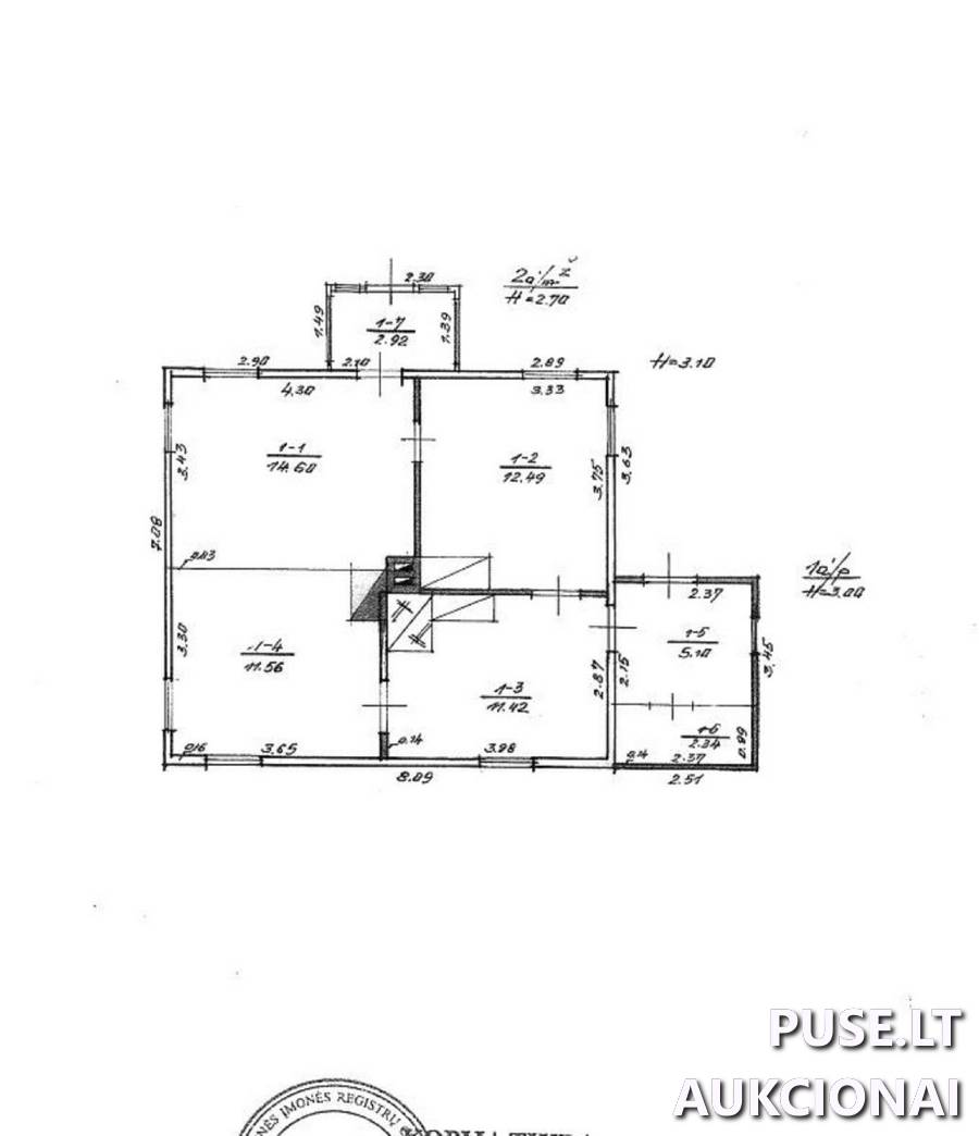 Gyvenamasis namas Pastatai Turgalaukio g. 15, 69330 Vidgiriai, Marijampolės sen., Marijampolės sav. 1