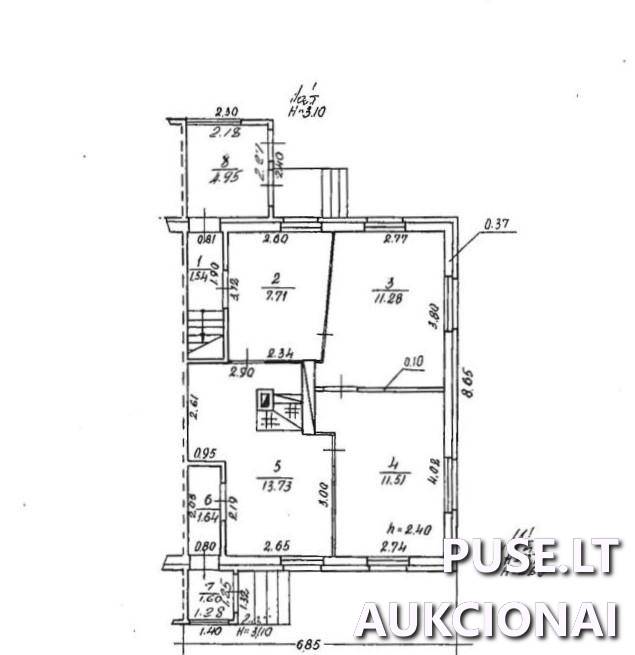Gyvenamasis namas Pastatai V. Kudirkos g. 79, 84157 Joniškis, Joniškio sen., Joniškio r. sav. 6