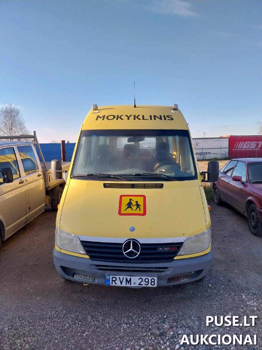 Mokyklinis autobusas Mercedes-Benz Sprinter 308 Mažas autobusas 2
