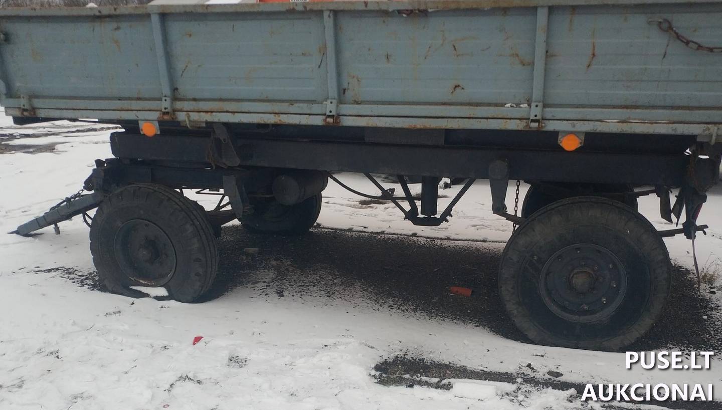 Traktorinė priekaba 2PTC 4,5 Traktoriai, savaeigės mašinos, priekabos, puspriekabės 1