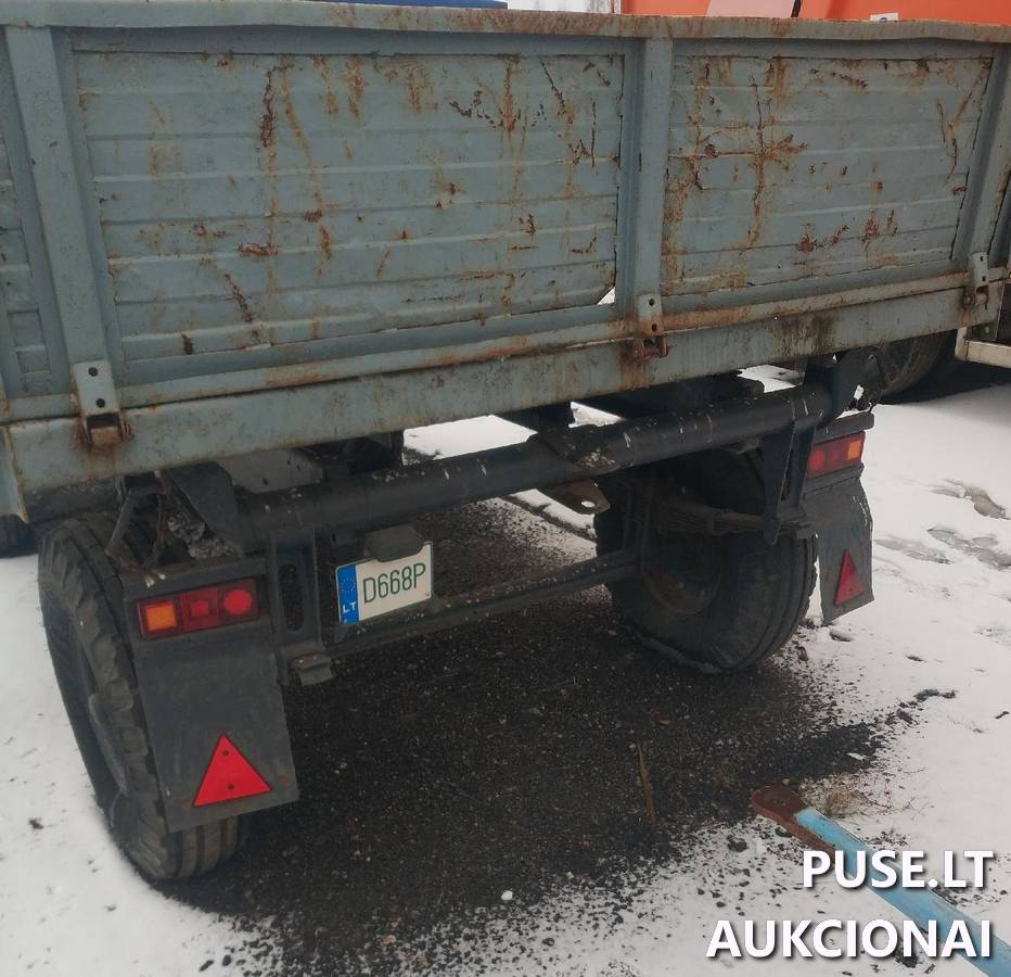 Traktorinė priekaba 2PTC 4,5 Traktoriai, savaeigės mašinos, priekabos, puspriekabės 4
