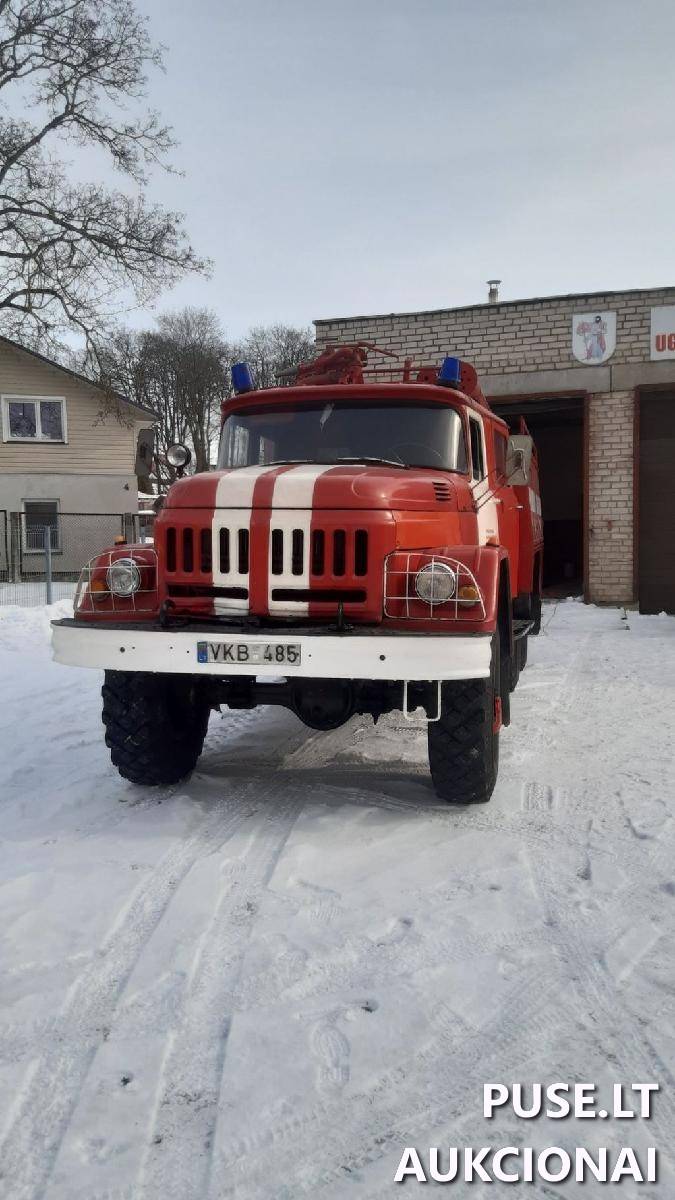 Gaisrinis automobilis ZIL131 Lengvasis automobilis 8
