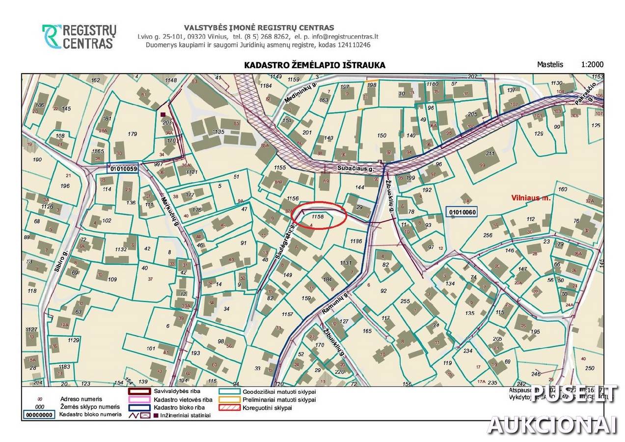 Žemės sklypas Sklypai Saulėgrąžų g. 4, 11347 Vilnius, Vilniaus m. sav. 10