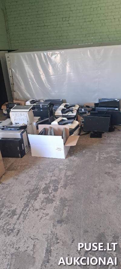 Kompiuterių ir techninės įrangos viešas aukcionas Pagėgiuose nuo 100 EUR - Valstybės sienos apsaugos tarnyba