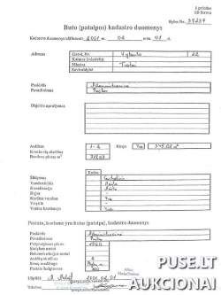 Patalpos/Butai - Pašto patalpos pažymėtos R-29 iki R-51, 1-15 iki 1-21, 1-27 iki