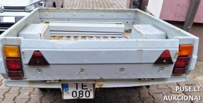 Lengvojo automobilio priekaba KTSP/1 Mažeikiuose, pradinė kaina 50 EUR, reikia remonto