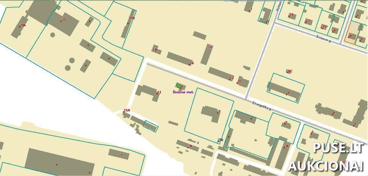 Paštas Patalpos/Butai Energetikų g. 9, 79238 Šiauliai, Šiaulių m. sav. 1