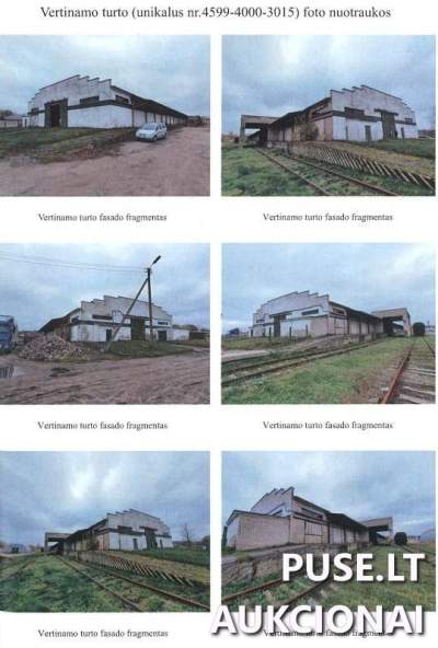 Sandėlis Ignalinos mieste prie Technikos skg. 4 parduodamas aukcione pradine kaina 134051 EUR