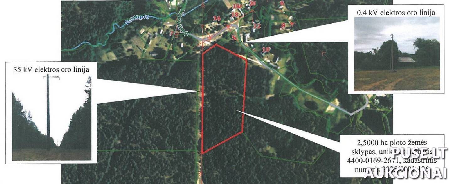 Žemės sklypas Sklypai Marcinkonys, Marcinkonių sen., Varėnos r. sav. 2