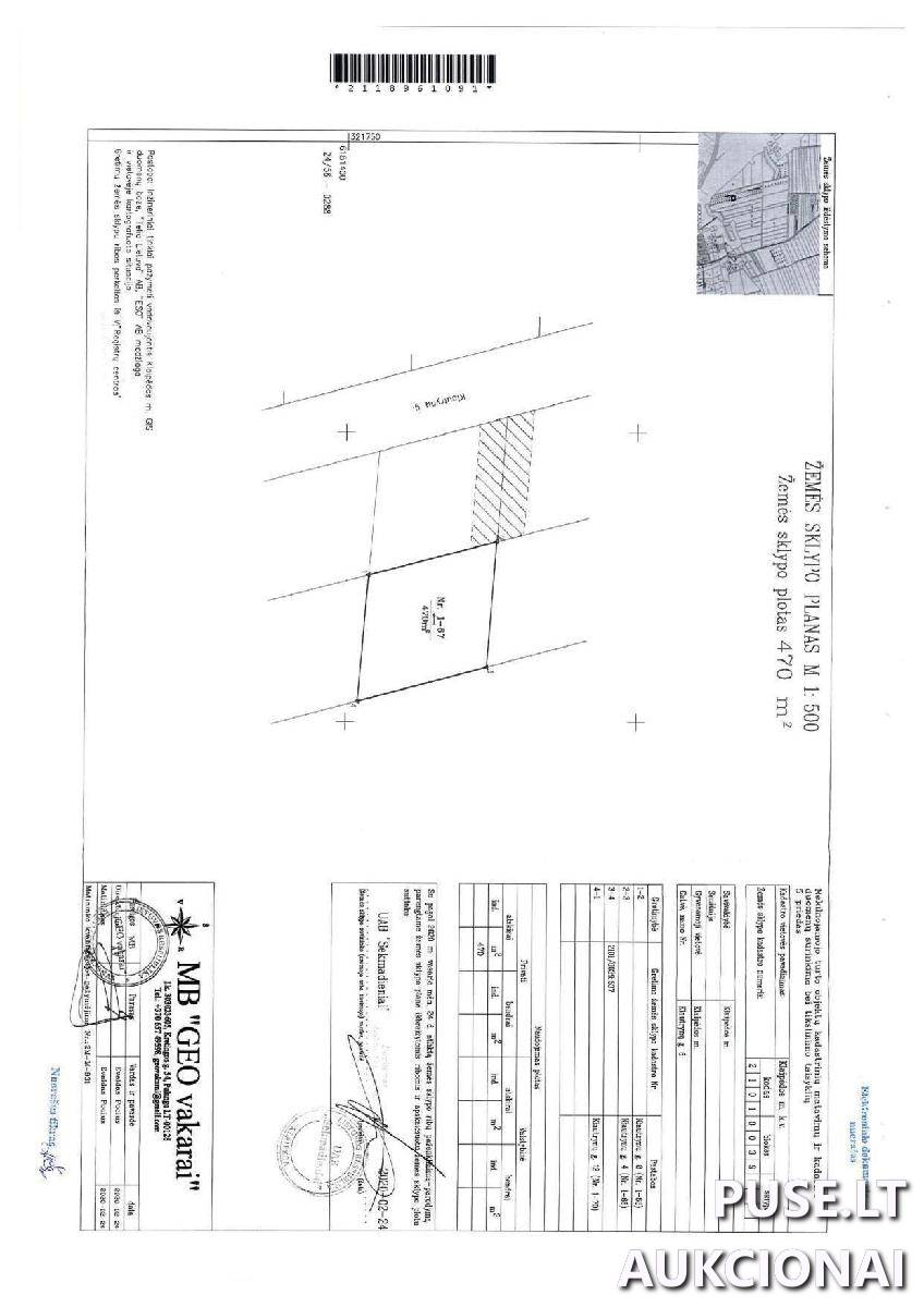Žemės sklypas Sklypai Kiautrynų g. 6, 92349 Klaipėda, Klaipėdos m. sav. 2