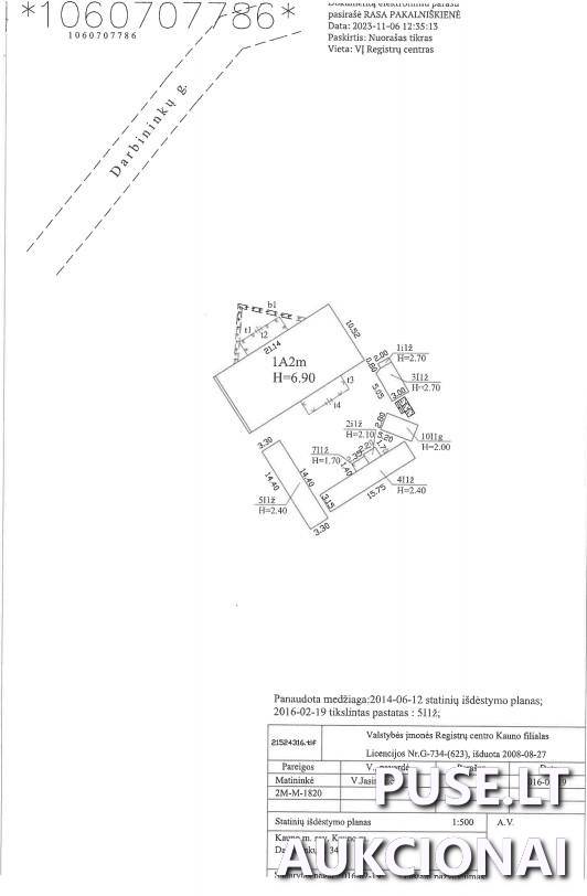 Butas Patalpos/Butai Darbininkų g. 34, 50175 Kaunas, Kauno m. sav. 1