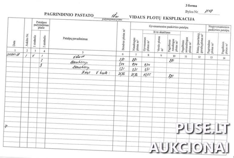 Butas Patalpos/Butai Darbininkų g. 34, 50175 Kaunas, Kauno m. sav. 4