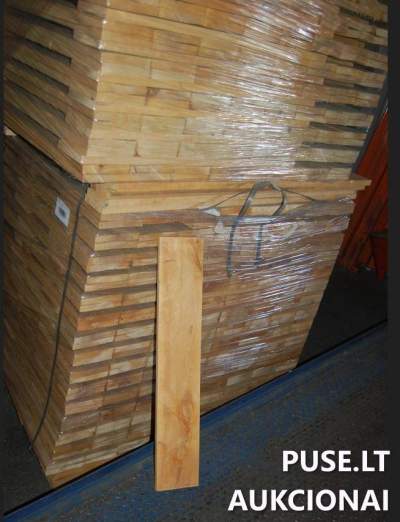 Parduodama 5910 MTQ medinių lentučių ruošinių siunta Vilniuje, pradinė kaina 389 EUR