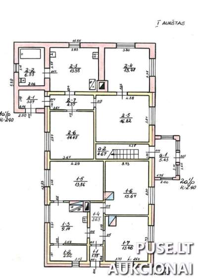 Gyvenamasis namas Rokiškio rajone, Suvainiškyje, Panemunio g. 1, su stambiu 0.9565 ha sklypu, pradinė kaina 4794 EUR