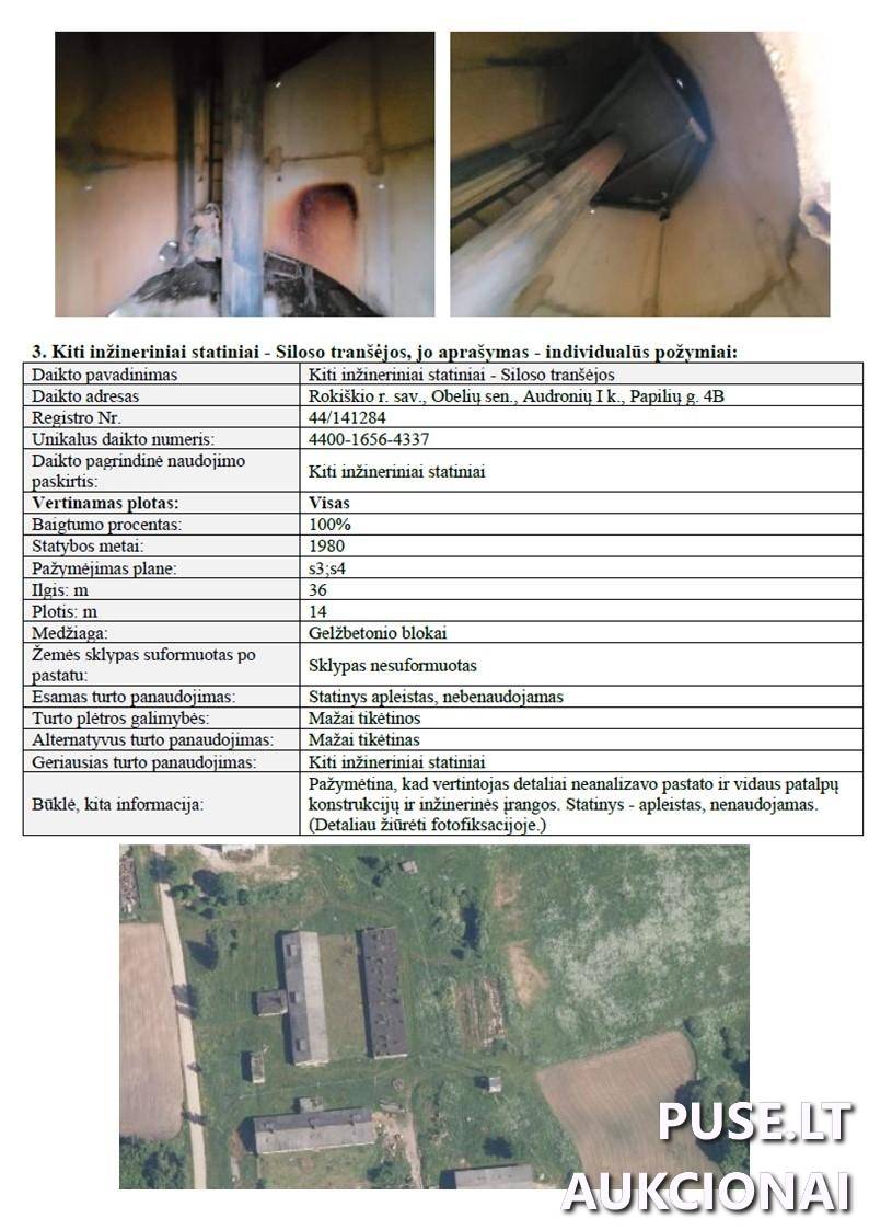 Siloso tranšėjos Kiti statiniai Papilių g. 4B, 42221 Audronys I, Obelių sen., Rokiškio r. sav. 2