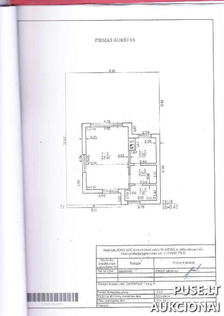 Sodo pastatas Pastatai Tujų g. 6, 53454 Gaižėnėliai, Ringaudų sen., Kauno r. sav. 3
