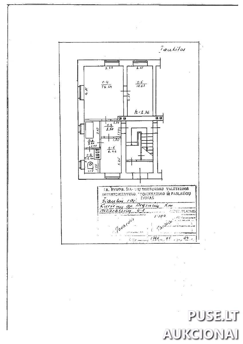 Butas Patalpos/Butai Melioratorių g. 5A, 81109 Drąsučiai, Kuršėnų kaimiškoji sen., Šiaulių r. sav. 1