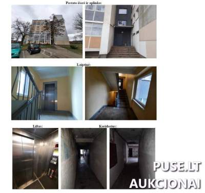 Mažas 20.78 kv.m Pirmosios kategorijos butas Jonavoje Panerių g. pradinė kaina 13600 EUR