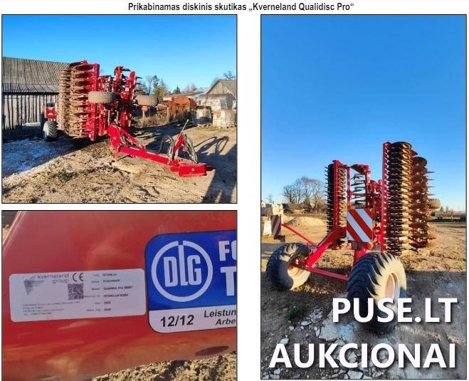 Prikabinamas diskinis skutikas Traktoriai, savaeigės mašinos, priekabos, puspriekabės 1