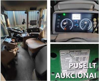 Ratinis traktorius John Deere 6150 M Pasvalio rajone 47360 EUR aukcione