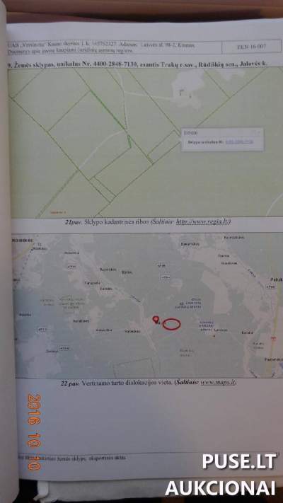 Žemės sklypas Trakų rajone, 0.6385 ha miškui 440 EUR aukcione