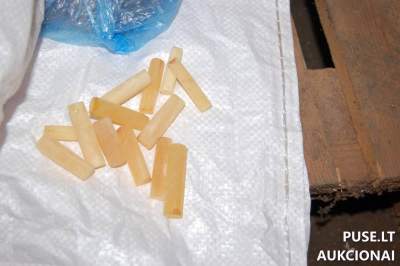 17,758 kg apdoroto ir neapdoroto gintaro aukcionas Panevėžyje nuo 11636 EUR