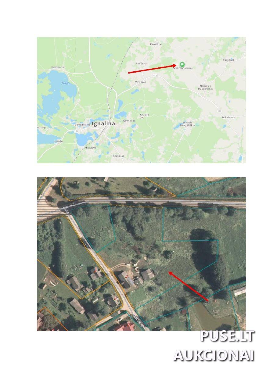 Žemės sklypas Sklypai Kaimynų g. 2, 30231 Makniūnalaukė, Vidiškių sen., Ignalinos r. sav. 2