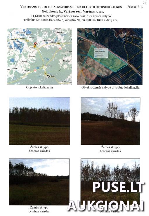 Žemės sklypas Sklypai Geidukonys, Varėnos sen., Varėnos r. sav. 2