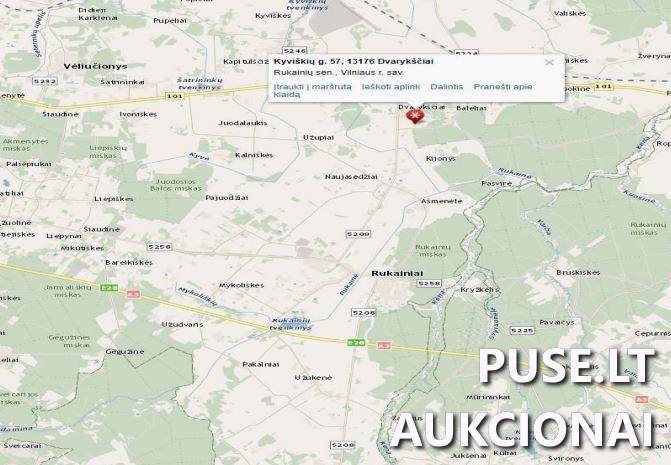 Butas Patalpos/Butai Kyviškių g. 57, 13176 Dvarykščiai, Rukainių sen., Vilniaus r. sav. 4