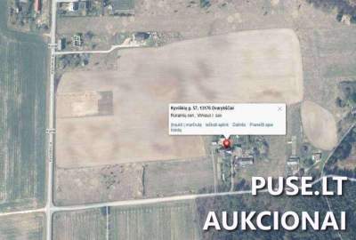 1/2 dalis buto Vilniaus rajone, Dvarykščių k., 11640 EUR pradinė kaina, 138.60 kv.m bendras plotas