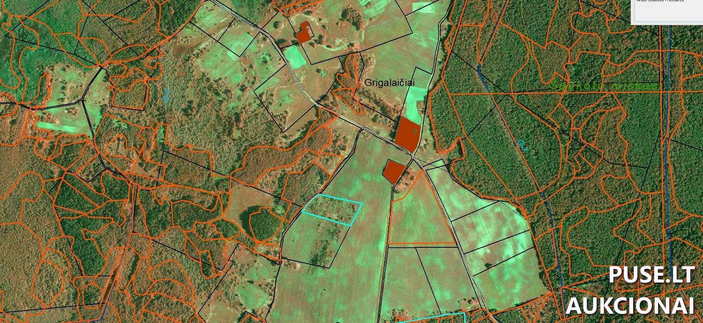 Žemės sklypas Sklypai Grigalaičiai, Šaukoto sen., Radviliškio r. sav. 1
