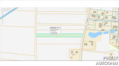 Žemės ūkio paskirties žemės sklypo dalis Raseinių r. savivaldybėje (Mirklių k.) už 170 EUR