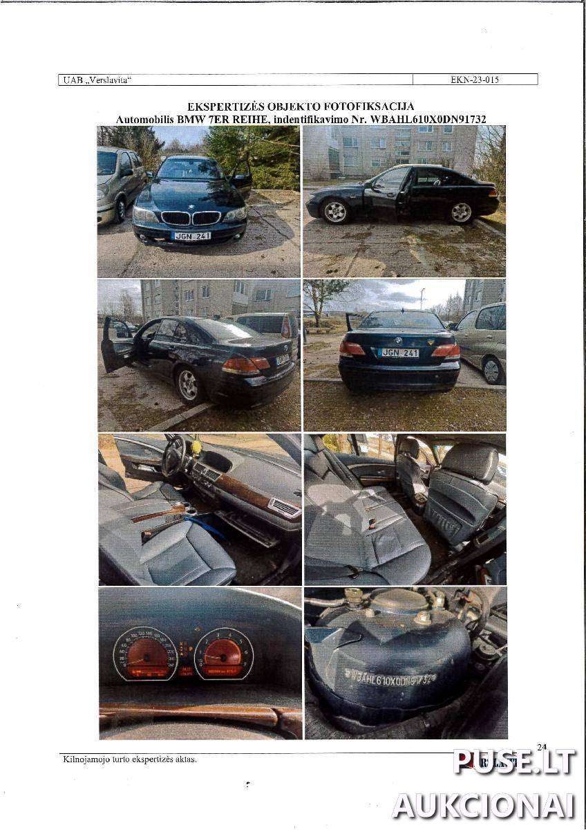 BMW 7ER REIHE Keleivinis automobilis 1