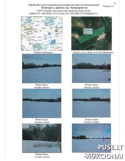 Žemės ūkio paskirties sklypas Marijampolės raj., Šventragio kaim. 1.55 ha už 5040 EUR