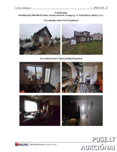 Parduotuvės pastatas ir ūkinis kiemas Čypėnų kaime, Biržų rajone, 5340 EUR pradinė kaina