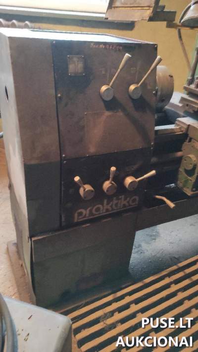 Metalo tekinimo staklės PRAKTIKA EYT-5 parduodamos Anykščiuose pradinė kaina 960 EUR