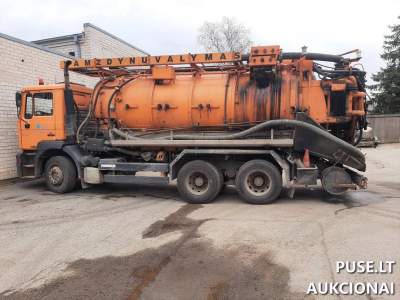 Krovininis hidrodinaminis automobilis MAN 27.414 Šiauliuose – pradinė kaina 10000 EUR