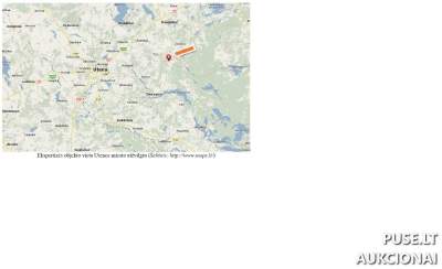 Žemės sklypo dalis Utenos rajone, Sirvydų kaime aukcione nuo 1755 EUR