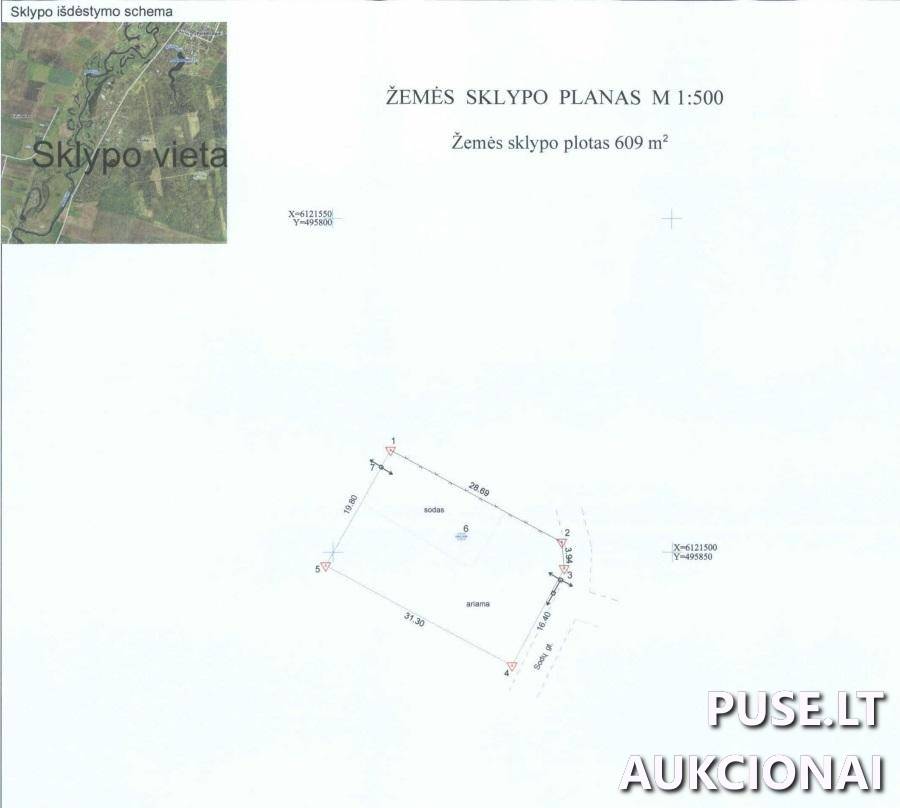 Žemės sklypas Sklypai Sodų g. 84, 58152 Pašiliai, Pelėdnagių sen., Kėdainių r. sav. 1
