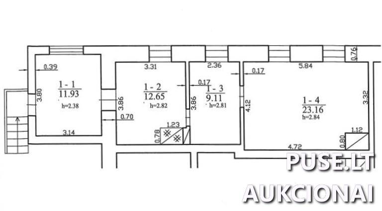 Butas Patalpos/Butai Norkaičių g. 1, 99404 Berciškė, Saugų sen., Šilutės r. sav. 1
