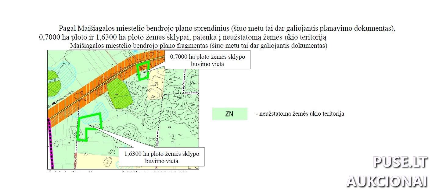 Žemės sklypas Sklypai Vilniaus g., Maišiagala, Maišiagalos sen., Vilniaus r. sav. 1