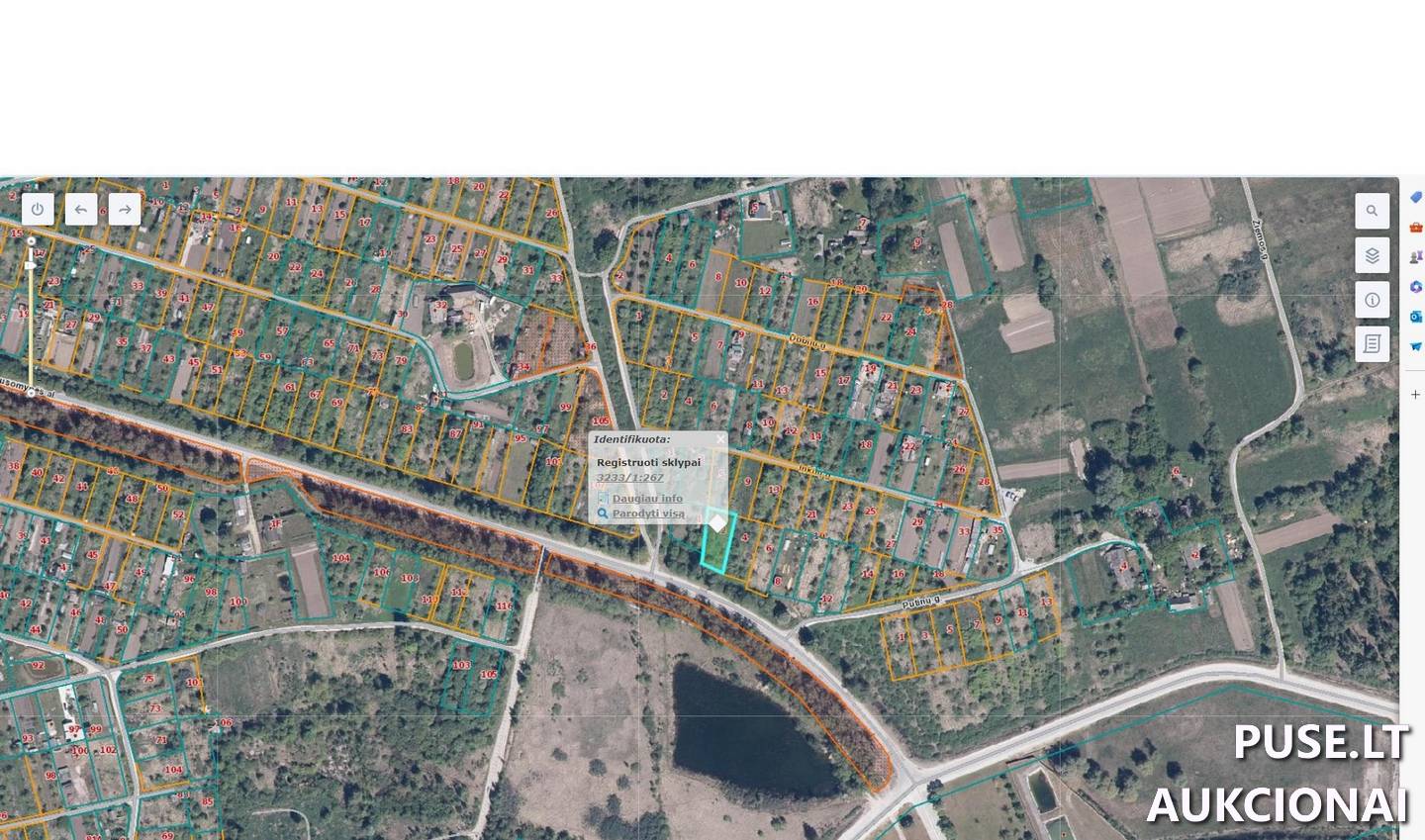 Žemės sklypas Sklypai Putinų g. 2, 85117 Naujoji Akmenė, Naujosios Akmenės miesto sen., Akmenės r. sav. 1