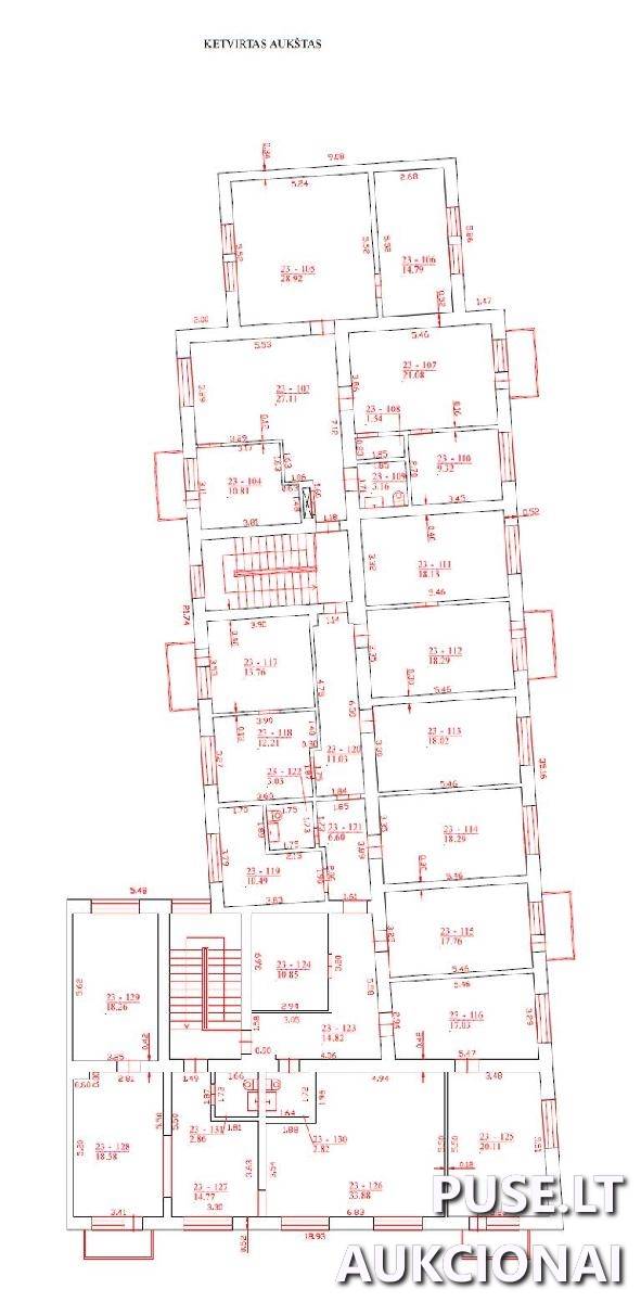 Administracinės patalpos Patalpos/Butai Pamėnkalnio g. 21, 01114 Vilnius, Vilniaus m. sav. 3